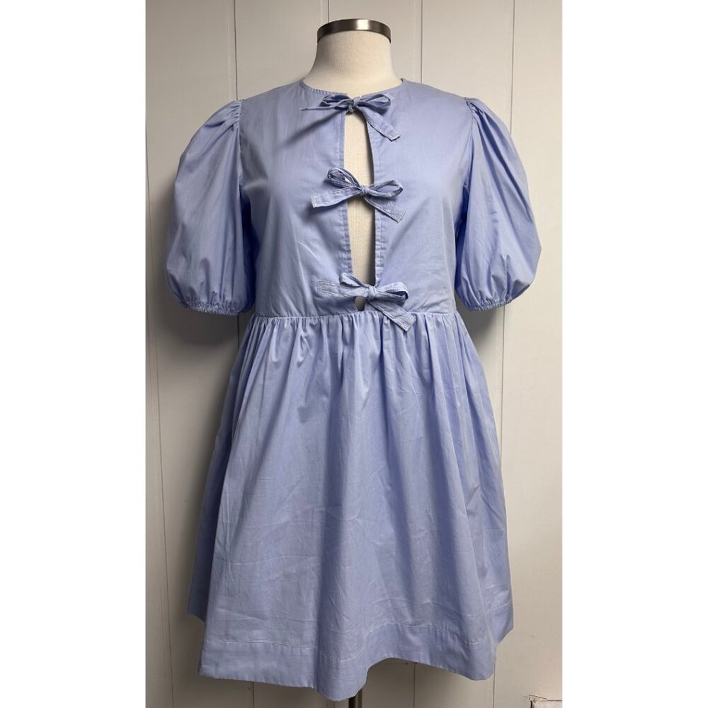 Knot Detail Mini Dress